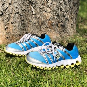 Blue K-Swiss Tube running shoes